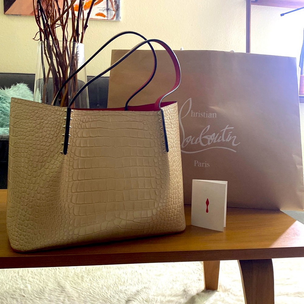 Authentic Christian Louboutin Cabarock Tote